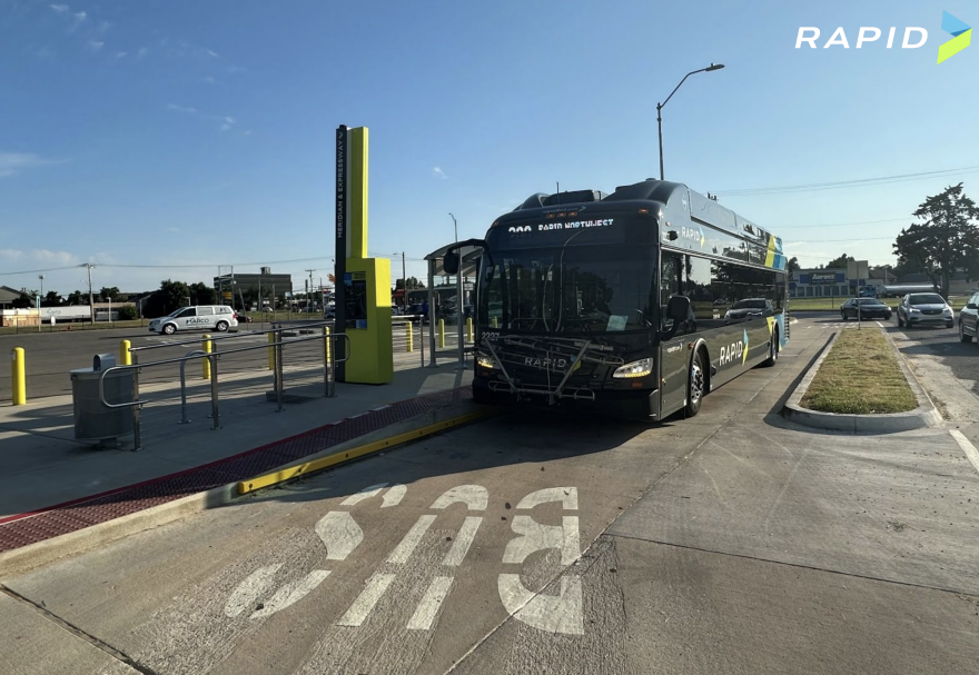 OKC's Rapid Northwest bus route provided nearly half a million rides in its first year | KGOU okc-s-rapid-northwest-bus-route-provided-nearly-half-a-million-rides-in-its-first-year-kgou