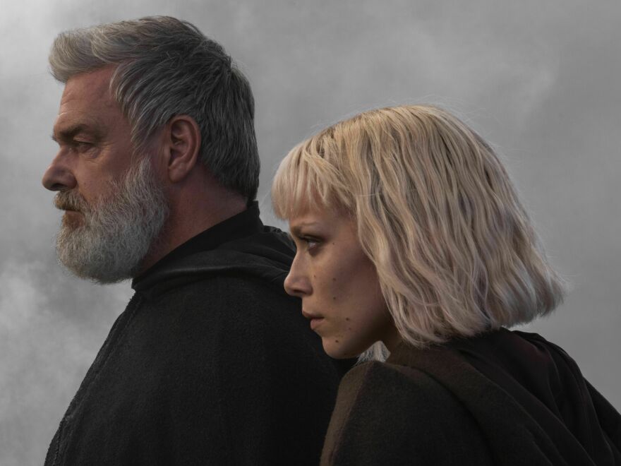 Ray Stevenson, who died in May, plays Baylan Skoll with Ivanna Sakho as Shin Hati.