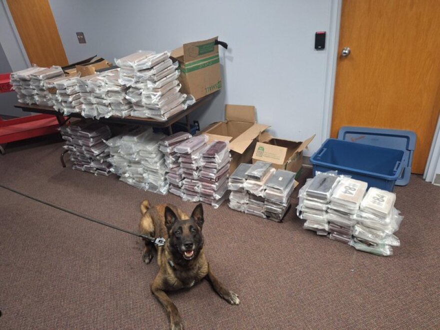 The Nebraska State Patrol seized 525 pounds of cocaine May 26 after a traffic stop on Interstate 80