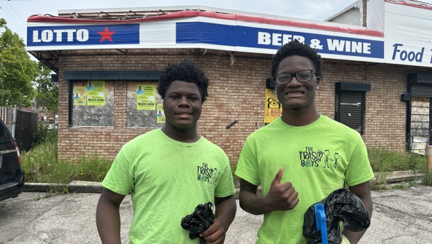Brothers Drevian Arrington and Andre Willis turned a summer chore of picking up trash into a full business, with a focus of making their community cleaner.
