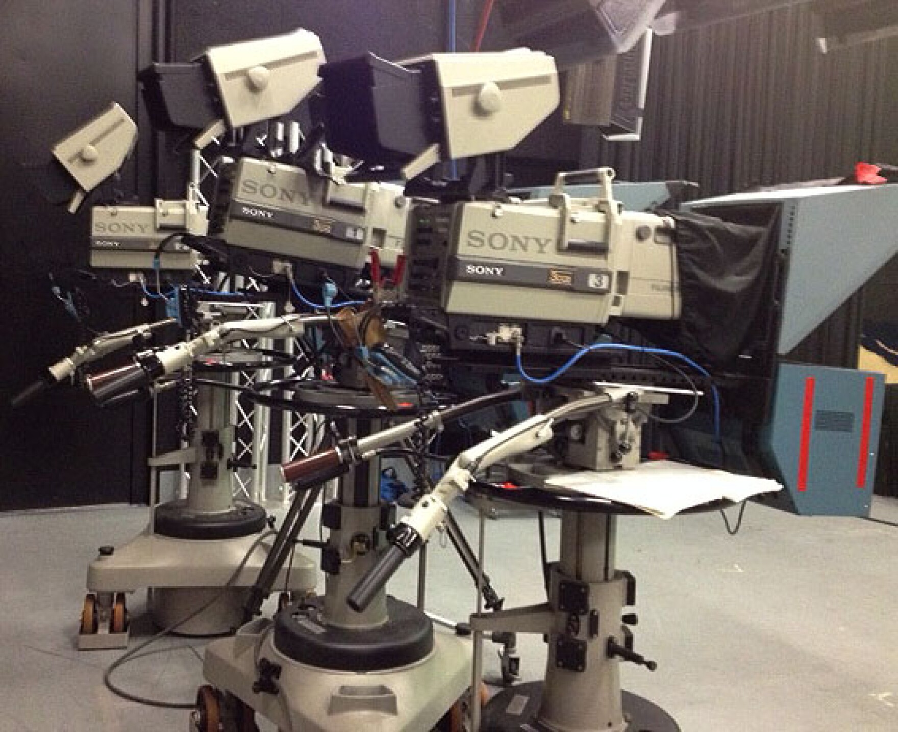 1988 cameras in Charleston studio