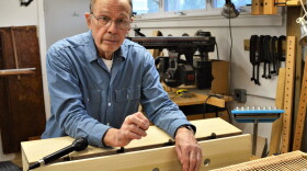 David Sutherland is working on his sixth historic Christofori piano. He hopes to have it finished this summer.