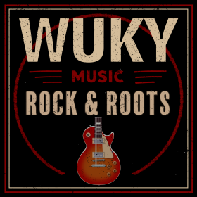 Rock and Roots Radio Show logo with a guitar