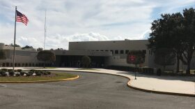 The front of the Alachua County Jail. The jail has enacted changes to make it better prepared to handle inmates with mental health issues, like through training and alterations to its suicide-watch cells, but some say much work still needs to be done. (Jessica Giles/WUFT News)