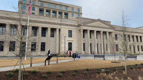 Federal courthouse in uptown Charlotte.