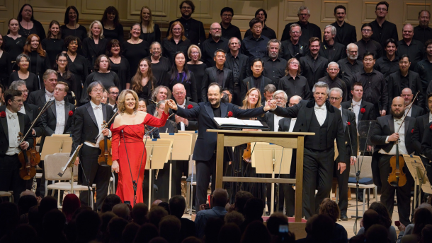 Renee Fleming, Andris Nelsons, and Thomas Hampson