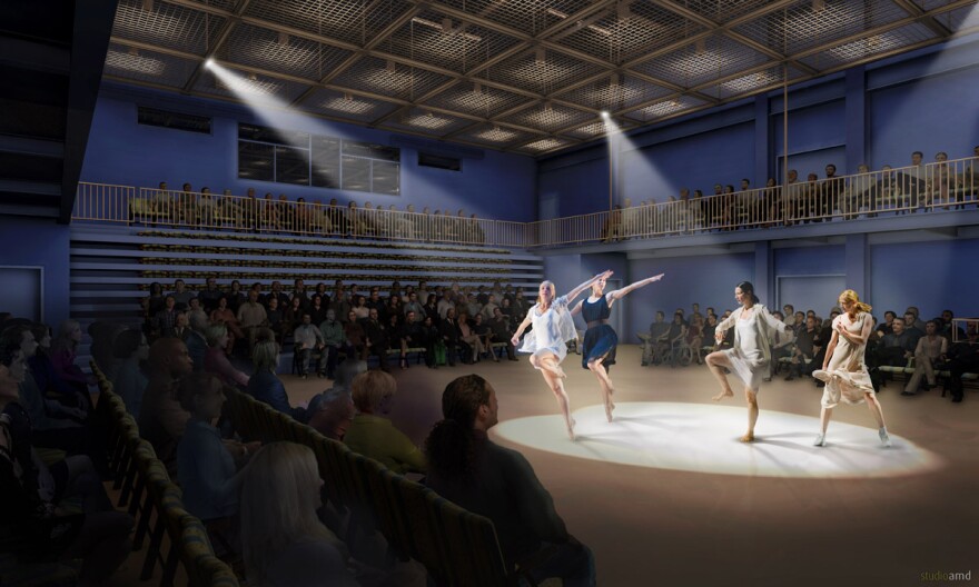 Brooklyn Academy of Music's new building, BAM Fisher, is home to a flexible 250-seat theater, which resident artists can configure in any way they want.