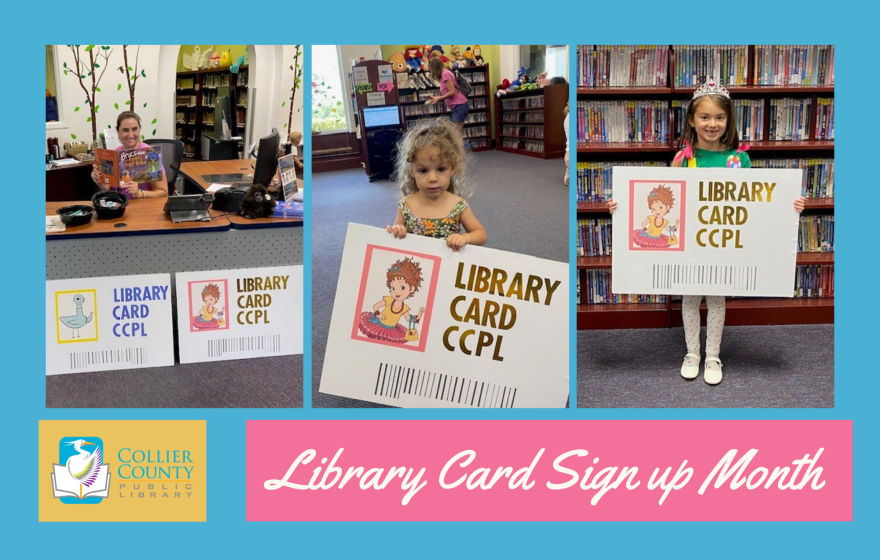 Library Card Sign Open up your world with a library card | WGCU News | PBS & NPR for ...