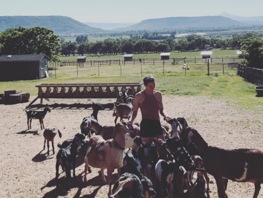 Erin Dahl is owner of Salty Goats Farms in the Rogue Valley, which she started with no farm experience.