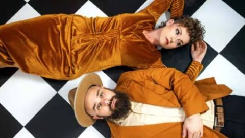 The musical duo Goldpine