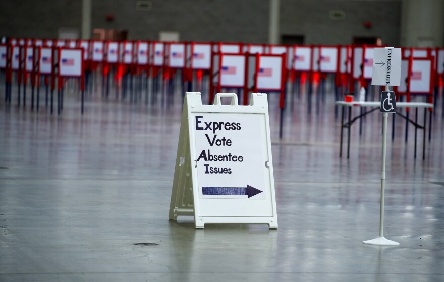 Jefferson County polling site at the Kentucky Exposition Center on June 22, 2020.