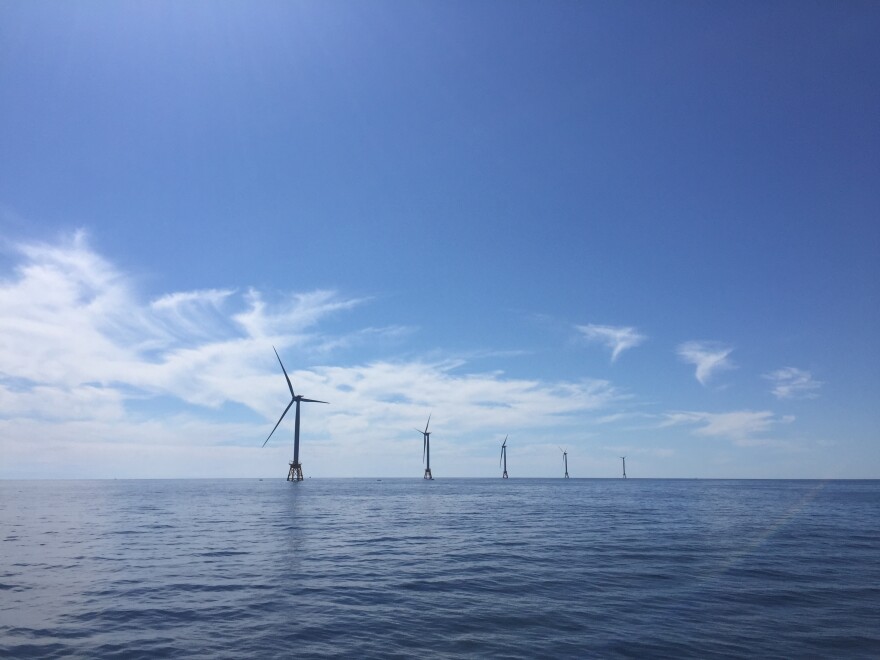 Block Island Wind Farm in New Shoreham, RI is the first commercial offshore wind farm in the U.S.