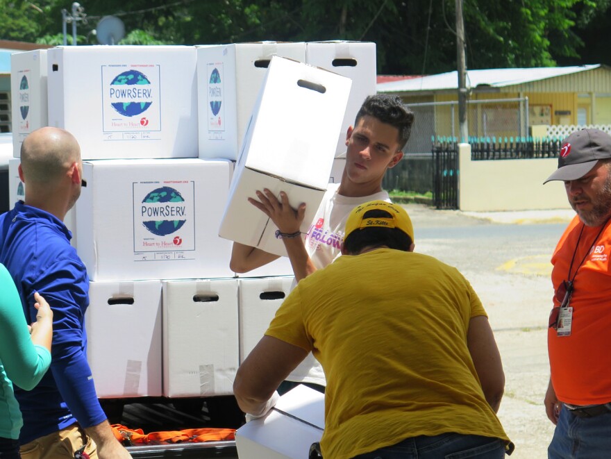 Foundations and charities are helping individuals, communities and businesses install solar panels and battery systems in Puerto Rico, with dual goals: to move the island toward renewable energy and allow small towns to be less dependent on the energy grid in case of another disaster.