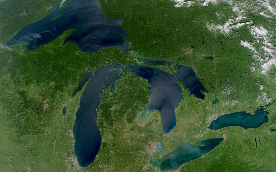 Great Lakes Overhead View