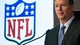 NFL Commissioner Roger Goodell, shown here in January, has sent an open letter to NFL team owners explaining the league's new policies for preventing and punishing domestic violence and sexual assault.