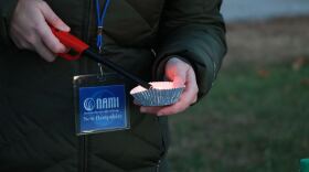 Speakers at the vigil, including Gov. Chris Sununu, reflected on Bradley Haas' nearly 30-year career in law enforcement. He had earlier served as police chief in the city of Franklin.