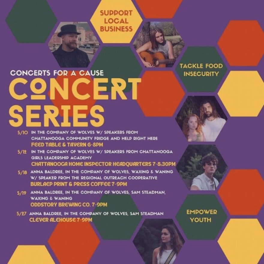Concerts for a Cause series on food insecurity.