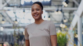 Detroit native, LGBTQ Activist and performance poet, Natasha Miller poses for a photo.