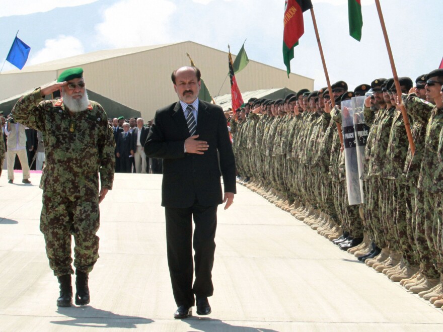 The U.S. military handed over to the Afghans a detention facility at Bagram Air Base, north of Kabul, on Monday. This comes as the U.S. begins to reduce its presence in Afghanistan.