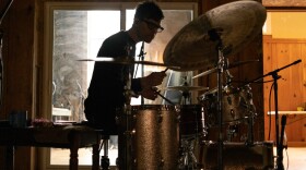 Alfred Sergel IV drumming up some new music in Charlotte.