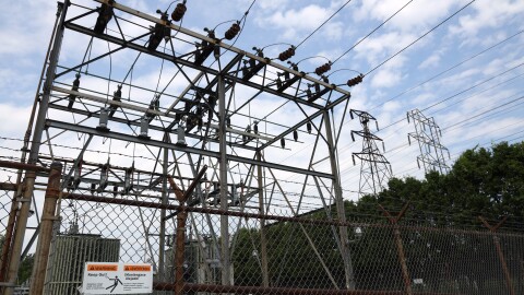 The RG&E Henrietta electric substation on South Winton Road.