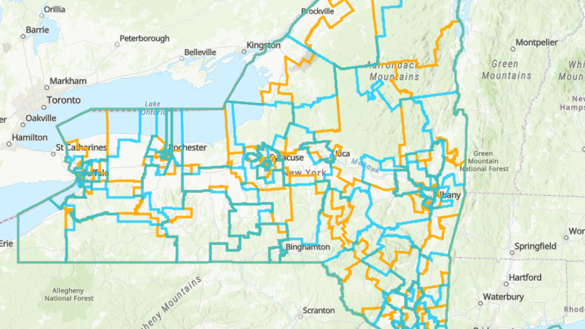New NYS Assembly maps for 2024 are agreed to, with much less drama this  time | WAMC