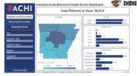 Arkansas Center for Health Improvement has created this interactive dashboard to enable policymakers, healthcare providers and community leaders to investigate acute behavioral health events in Arkansas, both at the state and county levels.