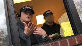 An employee at a Chicken Express restaurant in Texarkana, Ark. telling a reporter Saturday that employees are not required to wear masks. That assertion was contradicted by the state Department of Health and Gov. Asa Hutchinson.