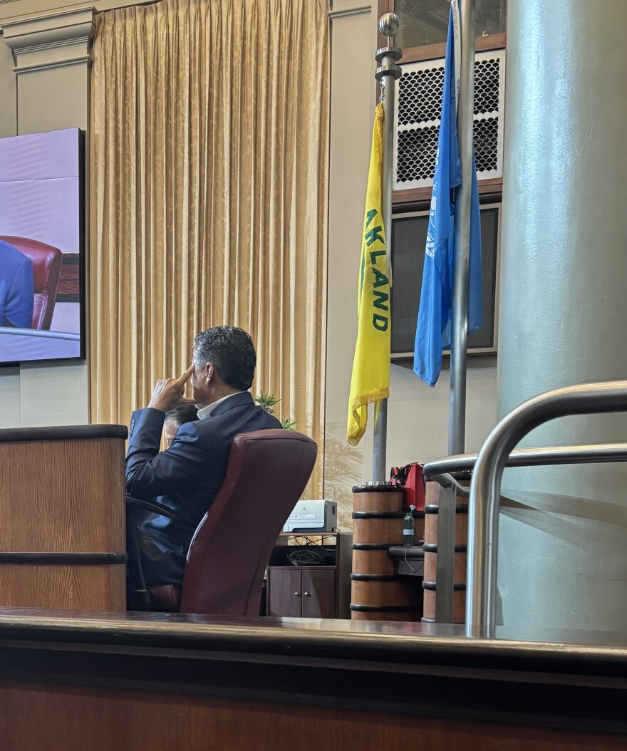 Councilmember Ken Houston, the author of the proposed Encampment Abatement Policy.