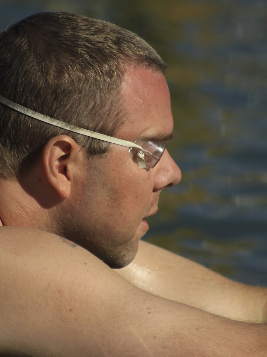 <a href="http://www.npr.org/2013/06/06/189240932/the-iceman-swimmeth-chanting-f-cancer">Read the story of Goody Tyler</a>, a schoolteacher who earned the "ice man" label for swimming a mile in 41-degree water in the Great Salt Lake. He credits that swim and workouts in the lake for helping him withstand the tedium of chemotherapy while being treated for cancer.