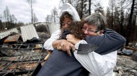 Camp Fire survivors in