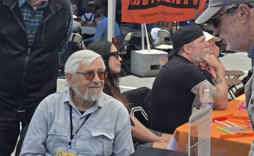(standing) Richard Seidel, (seated) Dick Conte