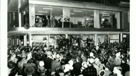 Conrad's Music Store Grand Opening, Corydon, Indiana.