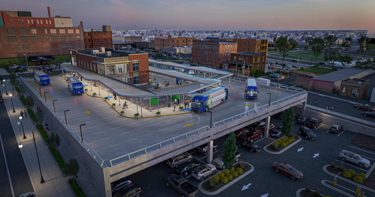 Multiple Transit Center Connect Transit transfer center designs pass the halfway mark | WGLT