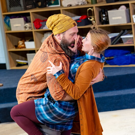 Jon Patrick O'Brien and Jaime Nebeker in "The Thanksgiving Play."