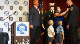 Cohoes Police Department swearing in Todd Waldin