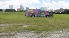 Lynx runs a free downtown Orlando bus service called Lymmo. Photo: Matthew Peddie, WMFE