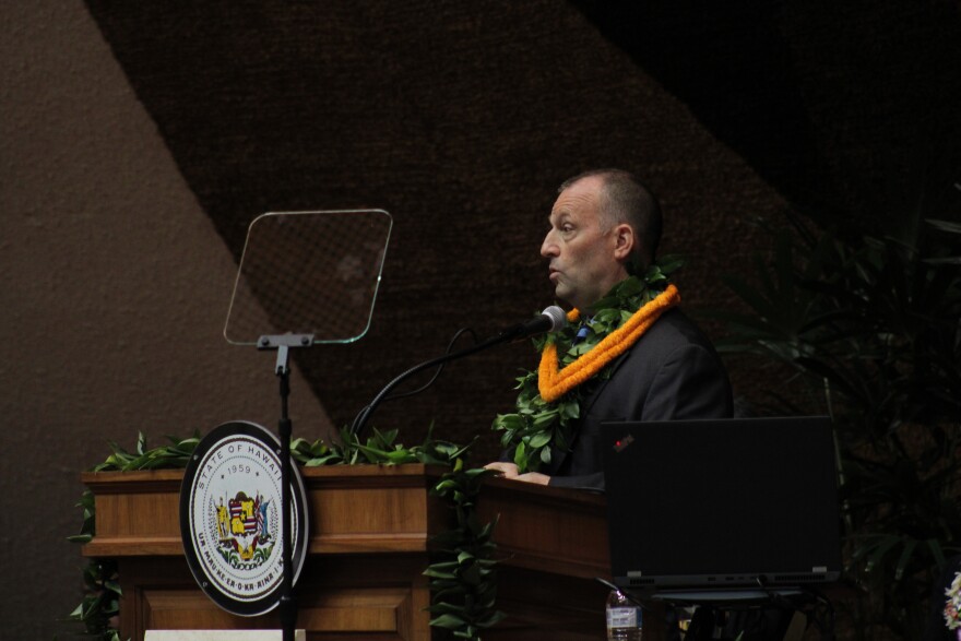 Gov. Josh Green delivers his fourth State of the State address to lawmakers on Jan. 26, 2026.