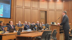 Sen. Richard Stuart, R-Westmoreland, speaks to the Senate Agriculture, Conservation and Natural Resources committee. (Charlie Paullin/Virginia Mercury)