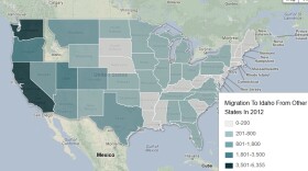 2012 Migration Map