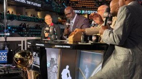 Mayor Gina Ortiz Jones appears on ESPN's NBA Tip-Off with Shaquille O'Neal, Charles Barkley, Kenny "The Jet" Smith and Ernie Johnson on June 4, 2026.