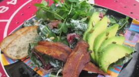 The goods at Satsuma Cafe in the Bywater.