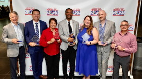 Left to right-Dr. Mark Dougherty-Michael Price-Carla Guthrie-Martin Ashford- Dr. Christina Howard-Jeff Herron-Paul Garces