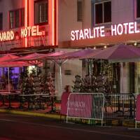 Closed restaurants and bars on Ocean Drive after the City of Miami Beach imposed a curfew.