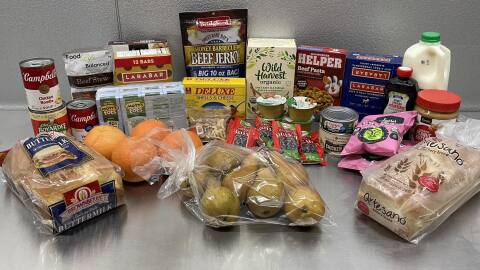 An example of what the Hodag Monster Meals bag includes. This was from the May distribution.