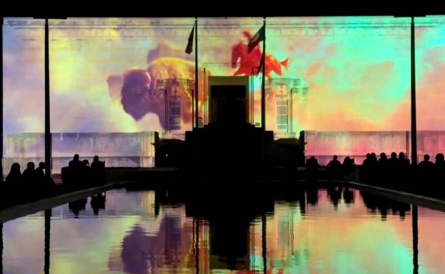 a production image at Gonzales Memorial