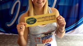 Lauren Ogburn, 19, made it to Hollywood after auditioning for "American Idol" July 26 in Atlanta, Ga. Ogburn received some constructive criticism from Harry Connick Jr. for her American-themed outfit, but she said she usually dresses like this.