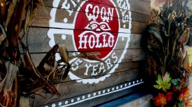 A sign at the entrance of Coon Hollo Farm proudly states that the farm has been family-owned and operated for 75 years. (Nicole Needles/WUFT News)