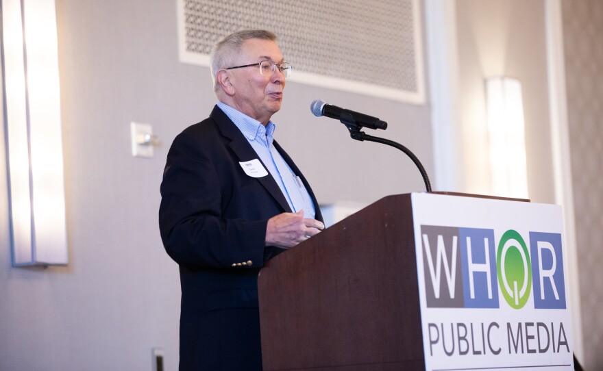 WHQR hosts their annual fundraising luncheon with guest speaker Leila Fadel, host of NPR’s Morning Edition, at Hotel Ballast in Wilmington on May 22, 2025.