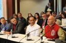 A group of former Ohio State students detail their stories of alleged sexual abuse by Richard Strauss, a longtime sports doctor, before the Ohio State Board of Trustees on November 16.